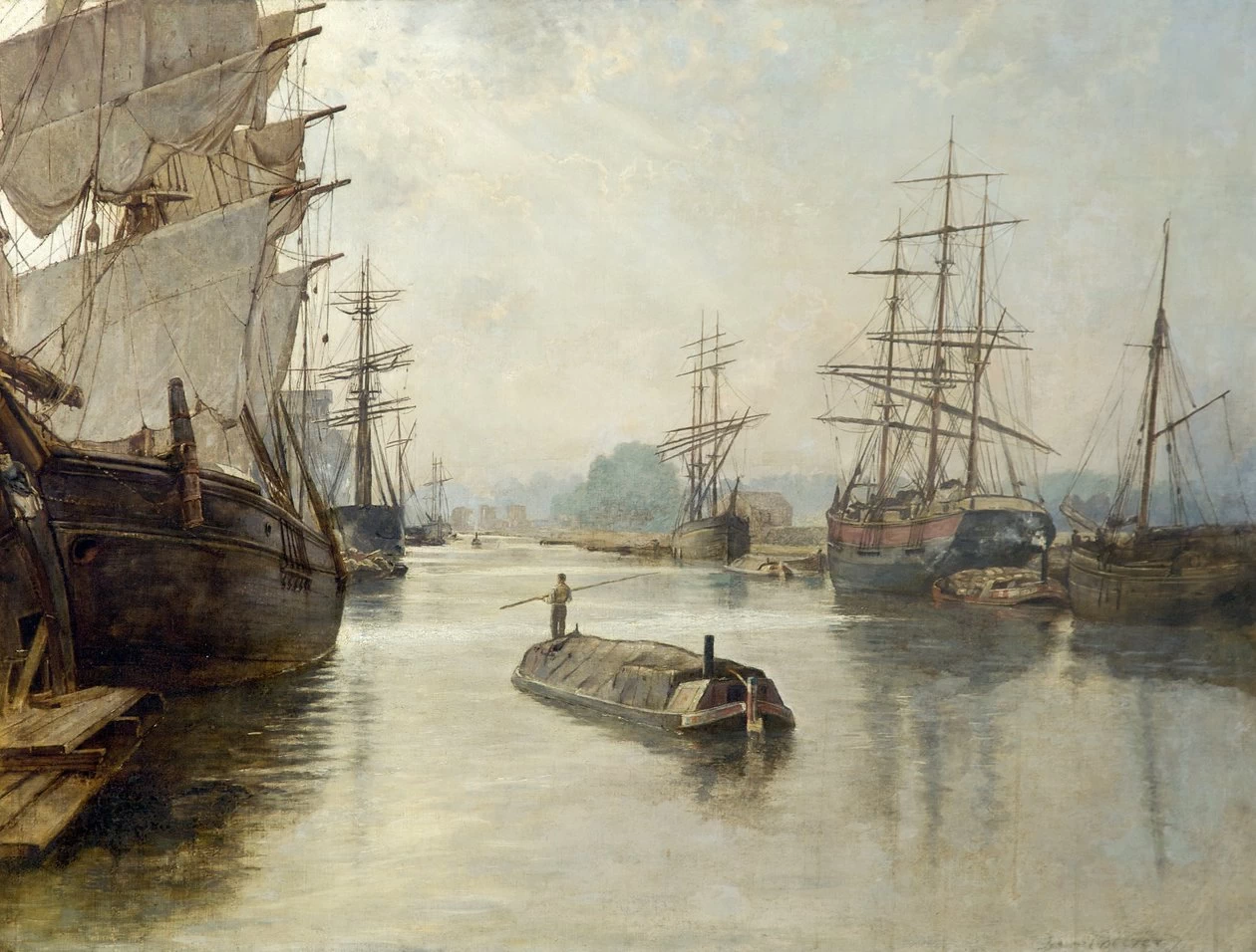 John Collier - Docks di Gloucester